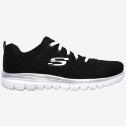 Womens Wide Fit Skechers 12615 Walking Trainers