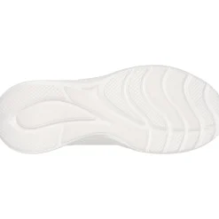 Women's Wide Fit Skechers 117497 Bobs Sport Squad Waves Trainers
