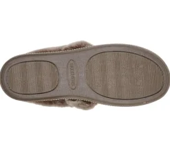 Women's Wide Fit Skechers 32777 Cozy Campfire Team Toasty Slippers