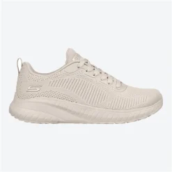 Womens Wide Fit Skechers Bobs Squad Chaos Face Off 117209 Vegan Trainers