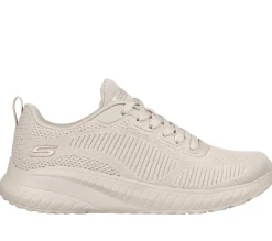 Womens Wide Fit Skechers Bobs Squad Chaos Face Off 117209 Vegan Trainers