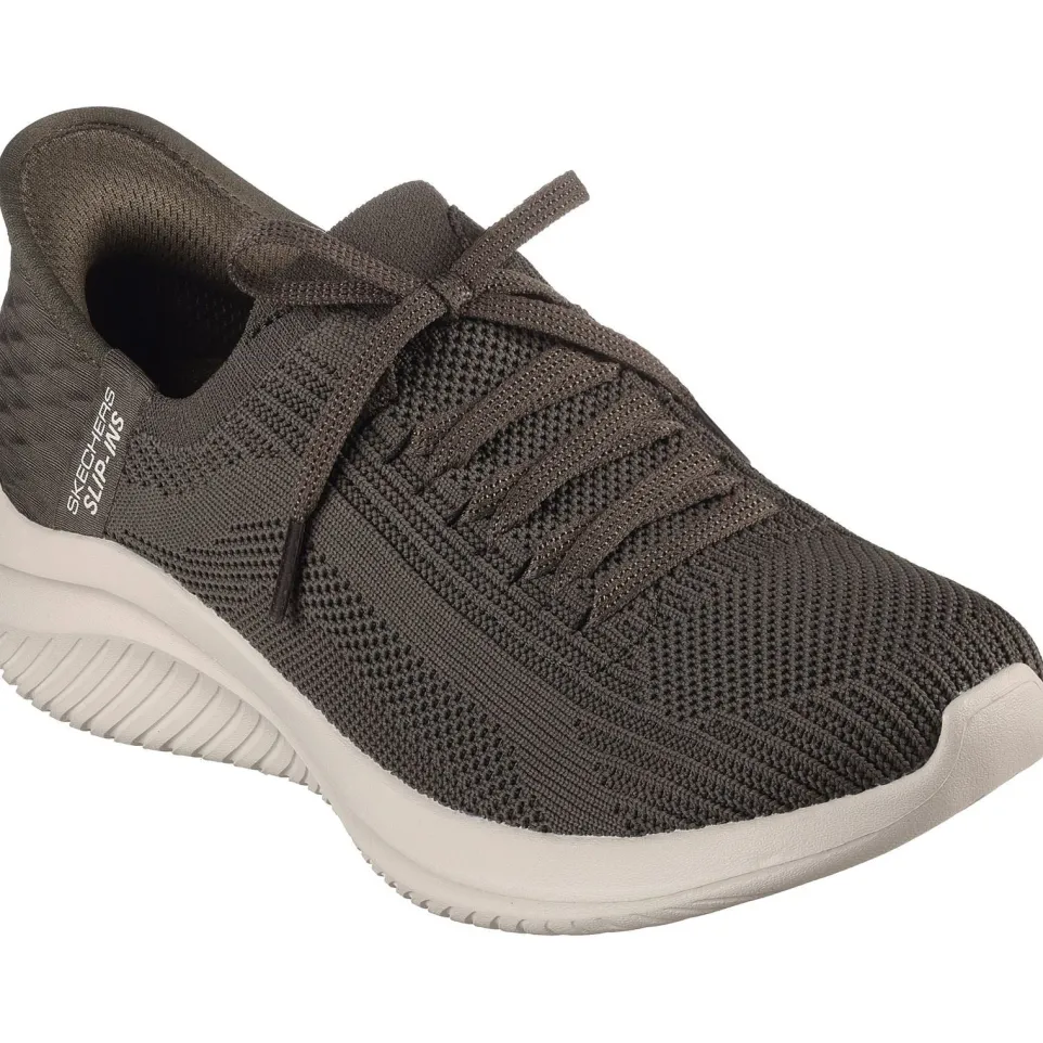 Women's Wide Fit Skechers 149710 Slip-ins Ultra Flex 3.0 Brilliant Path Trainers