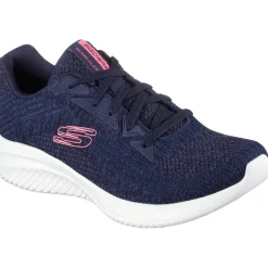 Women's Wide Fit Skechers 149705 Ultra Flex 3.0 Best Time Trainers