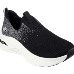 Women's Wide Fit Skechers 149684 Arch Fit D'Lux Key Journey Trainers - Black