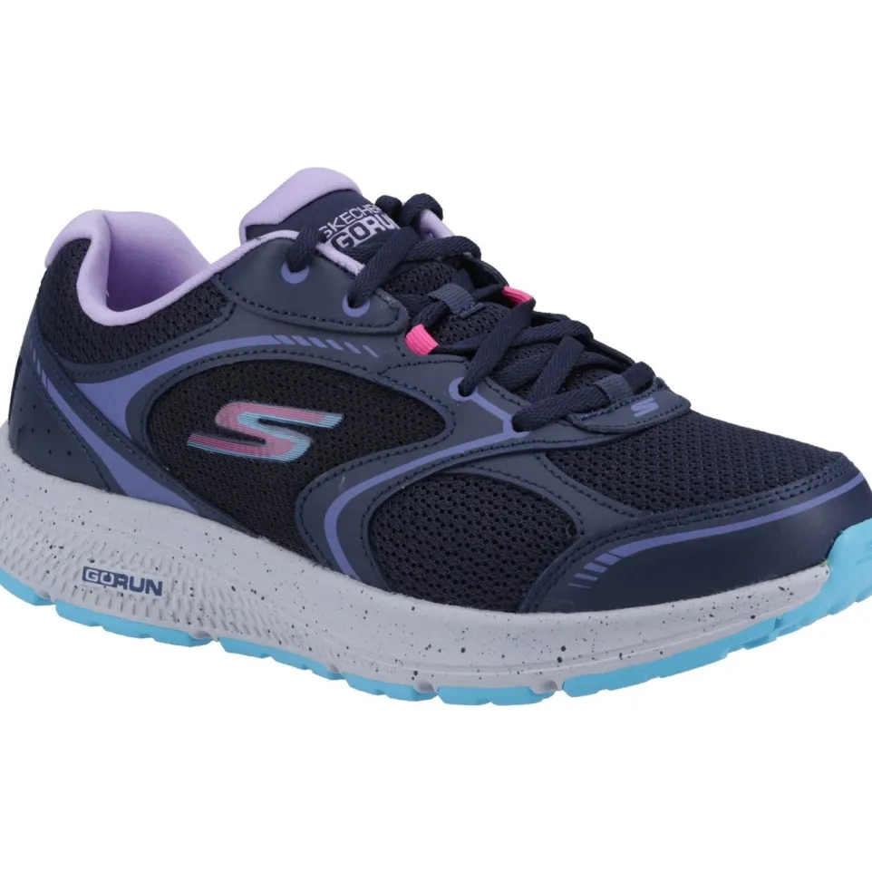 Women's Wide Fit Skechers 128285 Go Run Consistent Vivid Horizon Trainers