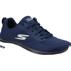 Women's Wide Fit Skechers 124578 Go Walk Hyper Burst Trainers
