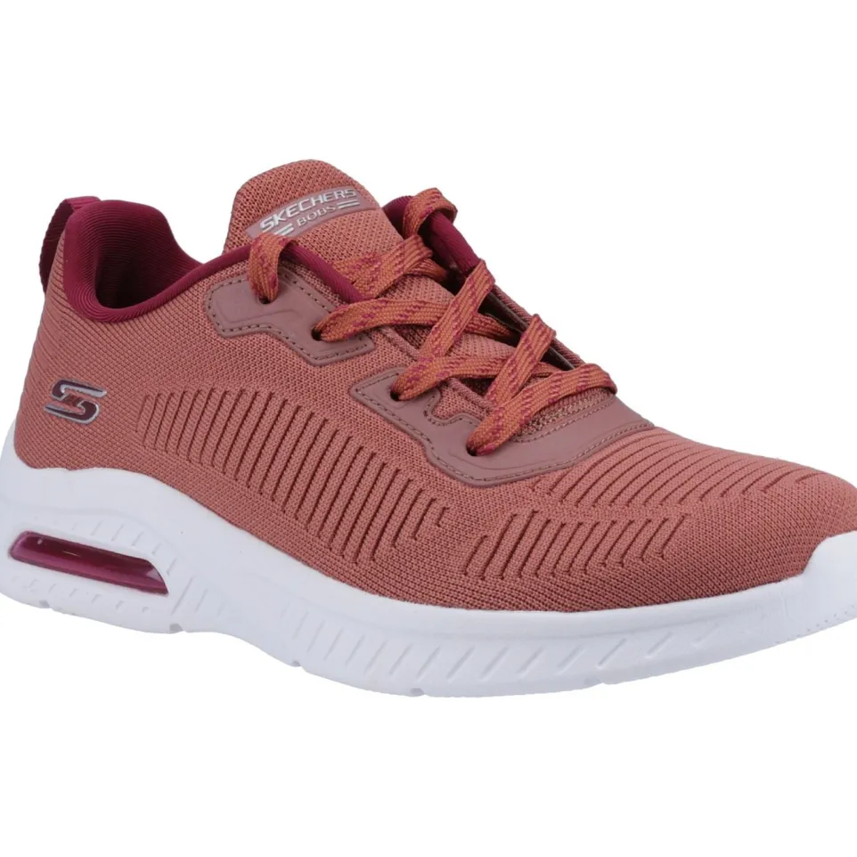 Women's Wide Fit Skechers 117379 Squad Air Sweet Encounter Trainers