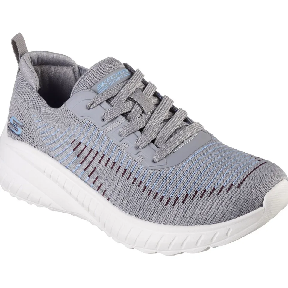 Women's Wide Fit Skechers 117207 Bobs Squad Chaos Renegade Trainers