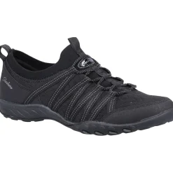 Women's Wide Fit Skechers 100244 Breathe Easy First Light Trainers