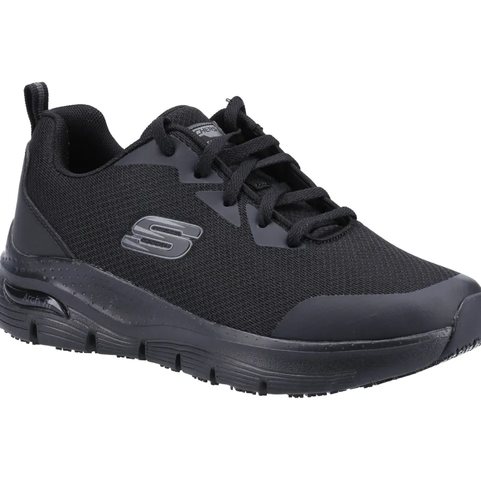 Women's Wide Fit Skechers 108019EC Arch Fit Sr Occupational Trainers