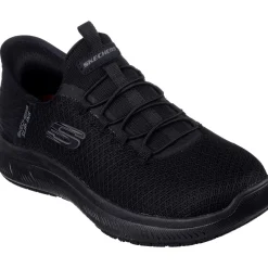 Women's Wide Fit Skechers 108144EC Summits SR Enslee Work Trainers