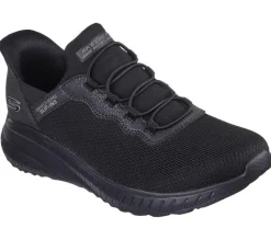 Women's Wide Fit Skechers 117500W Bobs Squad Chaos Daily Inspiration Trainers