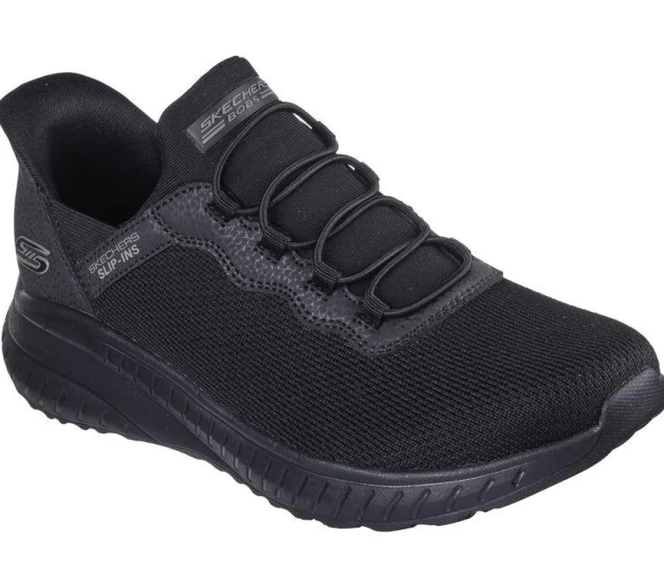 Women's Wide Fit Skechers 117500W Bobs Squad Chaos Daily Inspiration Trainers
