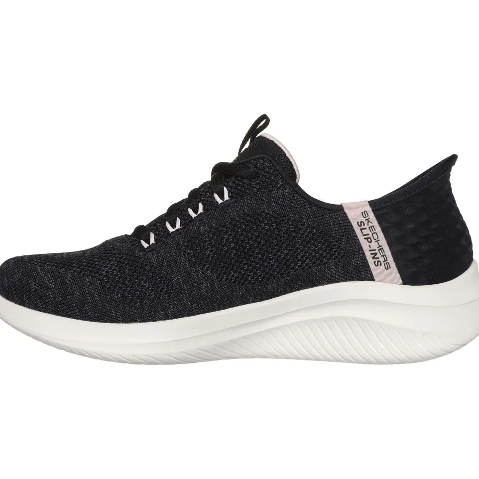 Women's Wide Fit Skechers 150178 Slip-ins Ultra Flex 3.0 Easy Step Trainers