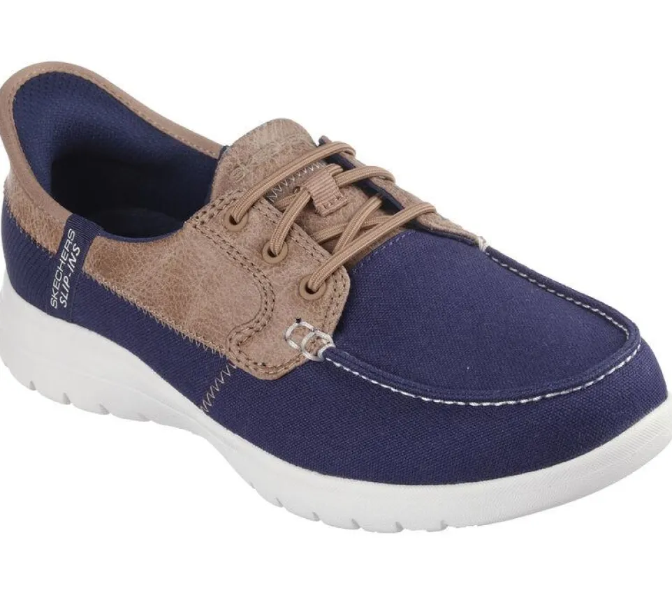 Women's Wide Fit Skechers 136536 Slip-ins On The Go Flex Palmilla Trainers