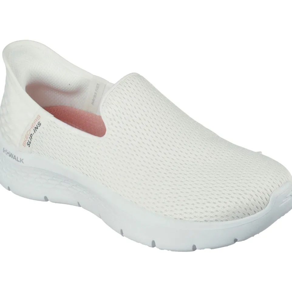 Women's Wide Fit Skechers 124963 Slip-ins Go Walk Flex Relish Trainers