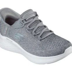 Women's Wide Fit Skechers 150012 Slip-ins Skech Lite Pro Natural Trainers