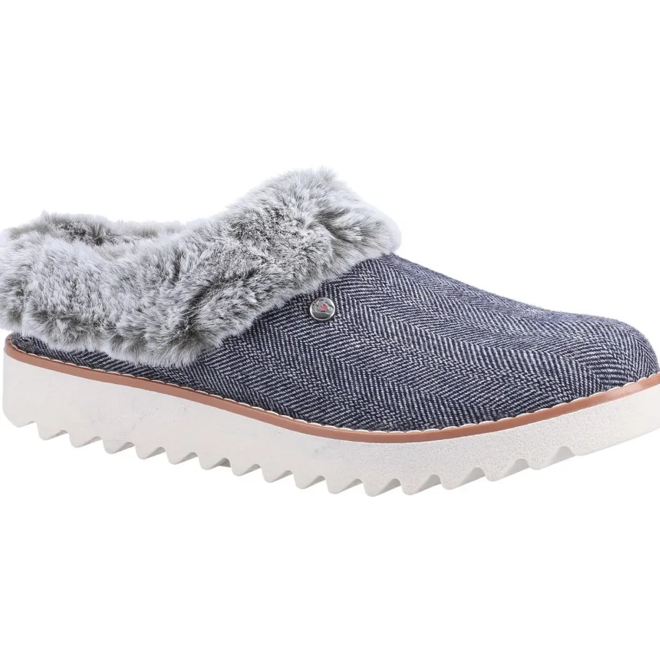 Women's Wide Fit Skechers 113422 Bobs Mountain Kiss Slippers