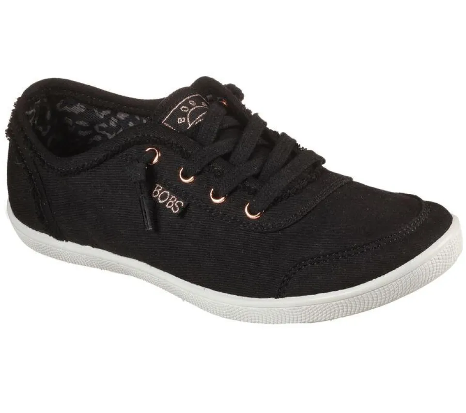 Women's Wide Fit Skechers Bobs 33492W Shoes