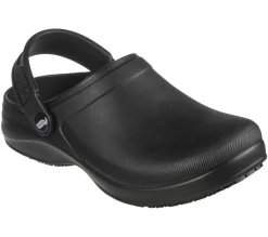 Women's Wide Fit Skechers 108067 Riverbound Pasay Arch Fit Clog Shoes