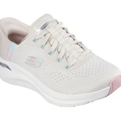 Women's Wide Fit Skechers 150066 Slip-ins Arch Fit 2.0 Easy Chic Trainers