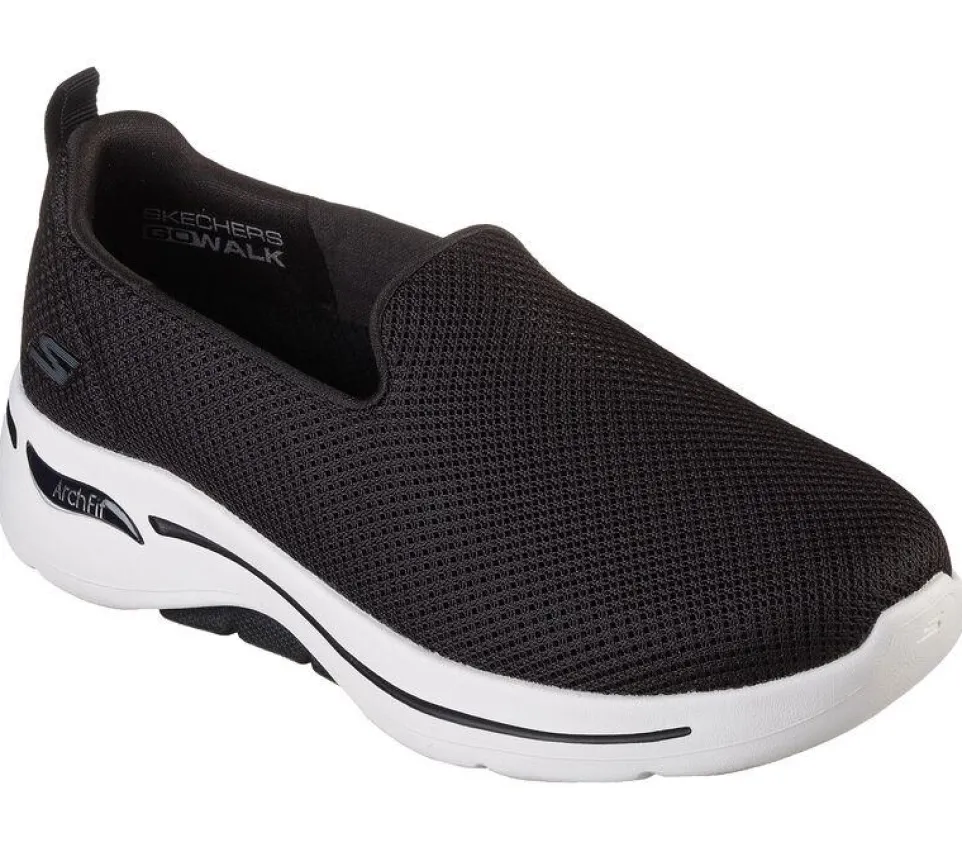 Womens Wide Fit Skechers Grateful 124401 Arch Fit Walking Trainers