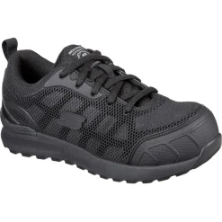 Women's Wide Fit Skechers 77289EC Bulklin Ayak Safety Shoes