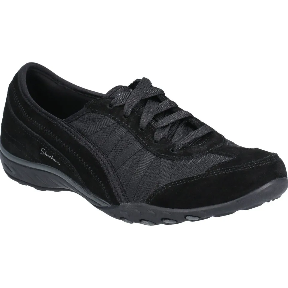 Women's Wide Fit Skechers 23845 Breathe Easy Weekend Wishes Trainers