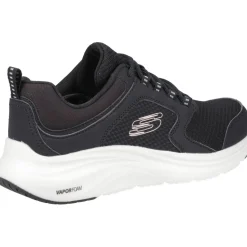 Women's Wide Fit Skechers 150023 Vapor Foam Trainers - Black/Pink