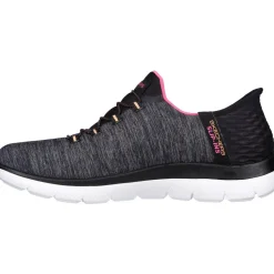 Women's Wide Fit Skechers 149937W Summits Dazzling Haze Vegan Trainers