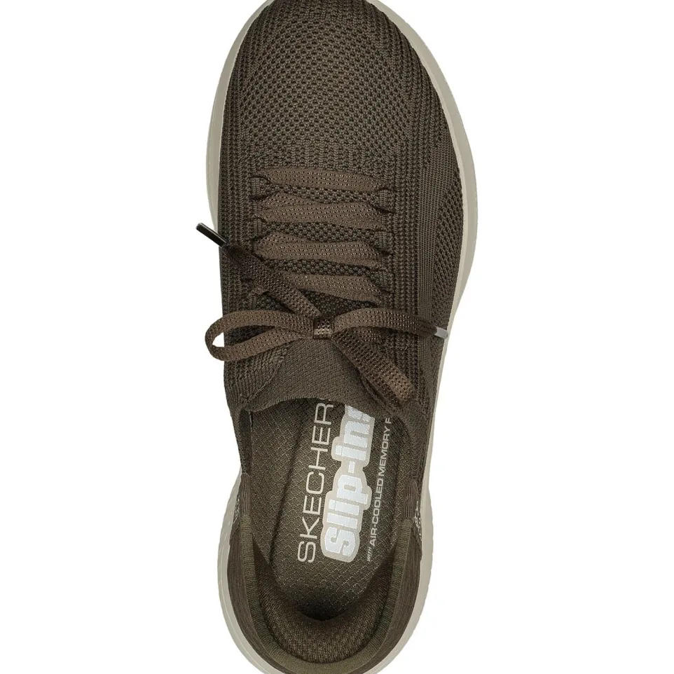 Women's Wide Fit Skechers 149710 Slip-ins Ultra Flex 3.0 Brilliant Path Trainers