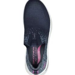 Women's Wide Fit Skechers 149684 Arch Fit D'Lux Key Journey Trainers