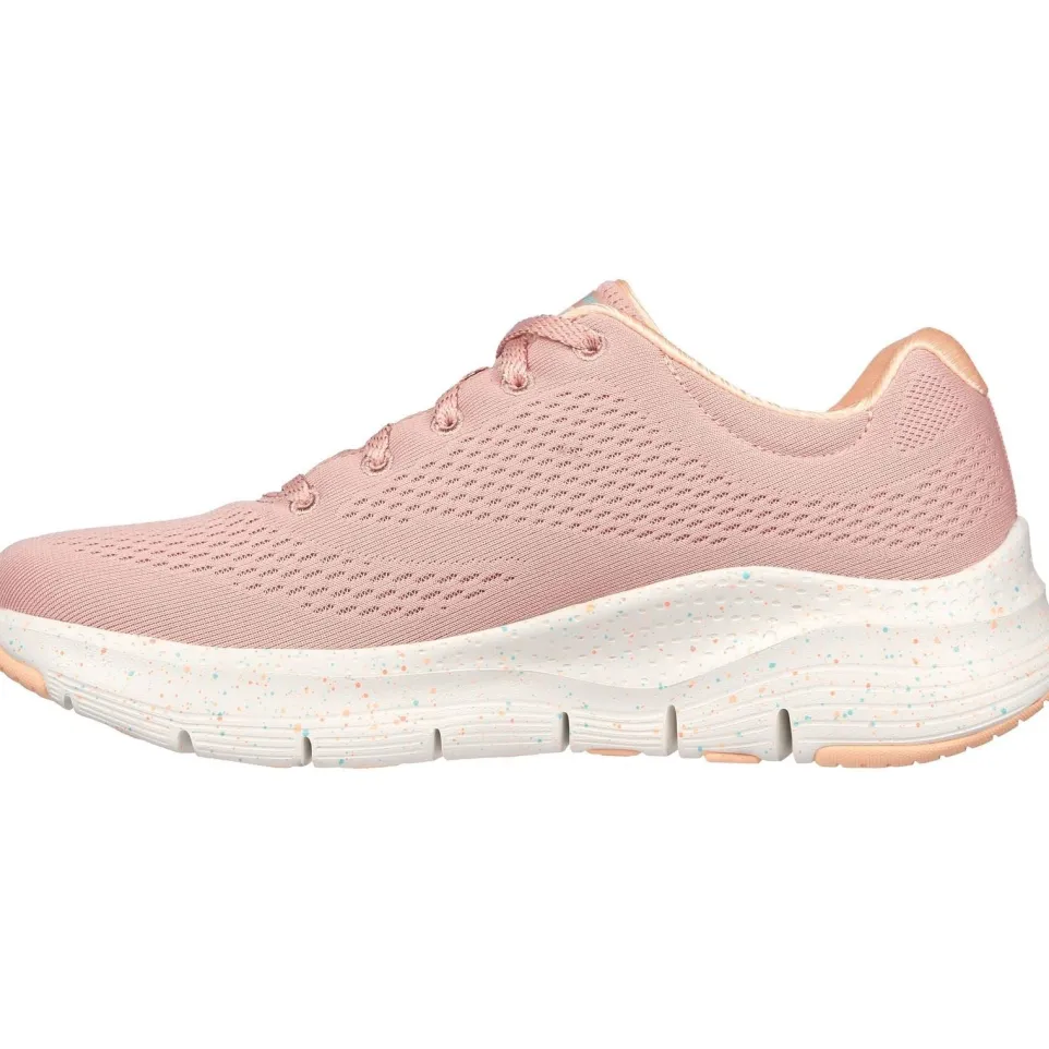 Women's Wide Fit Skechers 149566 Arch Fit Freckle Me Trainers