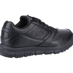Women's Wide Fit Skechers 77235EC Nampa Wyola Occupational Trainers
