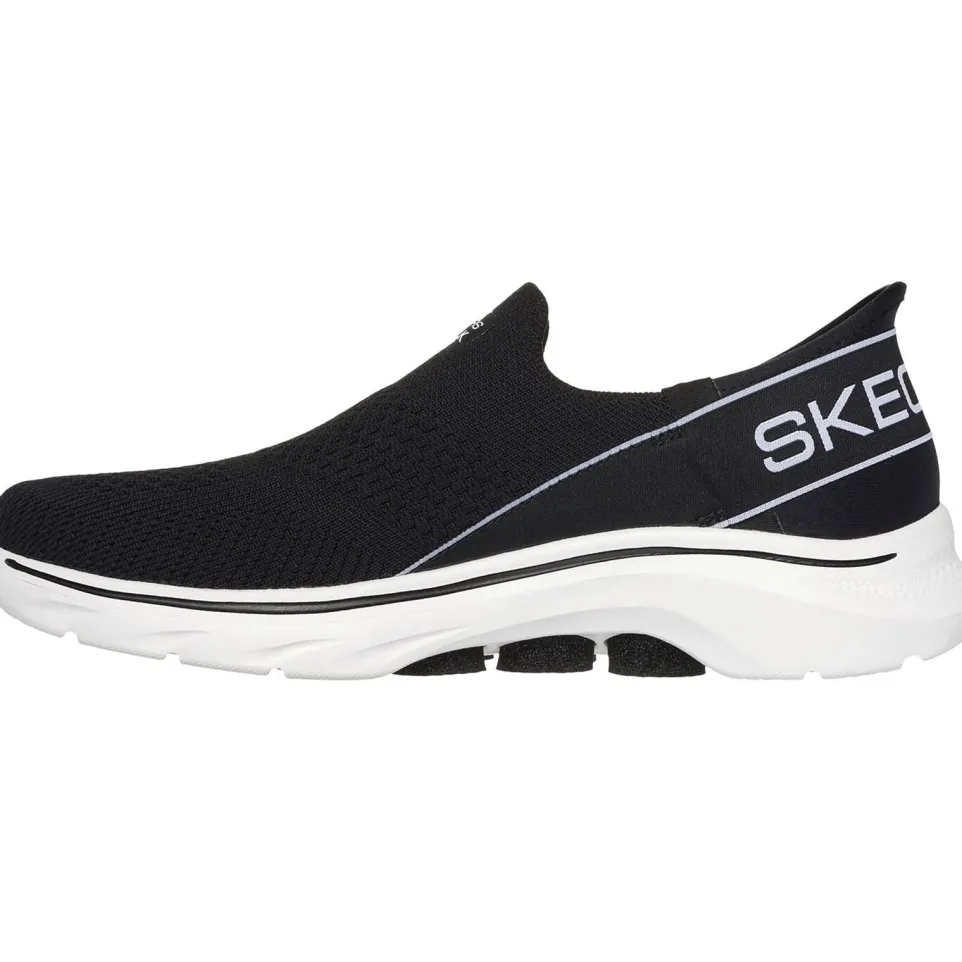 Women's Wide Fit Skechers 125231 Slip-ins Go Walk 7 Mia Trainers
