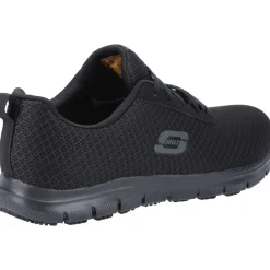 Women's Wide Fit Skechers 77210EC Genter Bronaugh SR Occupational Trainers