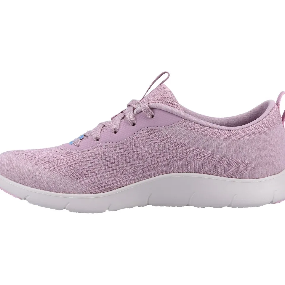 Women's Wide Fit Skechers 104272 Arch Fit Refine Trainers - Mauve