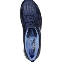 Women's Wide Fit Skechers 104390 Arch Fit Refine Classy Doll Trainers -Navy