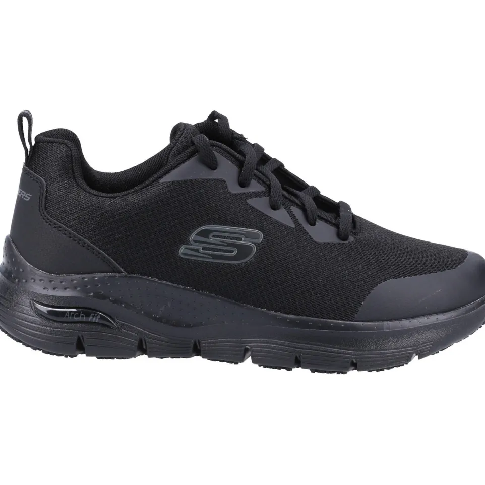 Women's Wide Fit Skechers 108019EC Arch Fit Sr Occupational Trainers