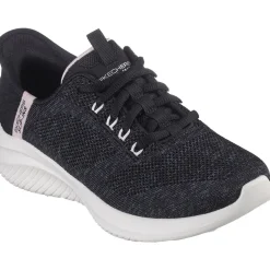 Women's Wide Fit Skechers 150178 Slip-ins Ultra Flex 3.0 Easy Step Trainers