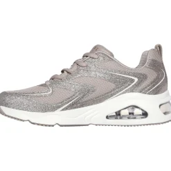 Women's Wide Fit Skechers Tres-Air Uno Glit Airy Trainers