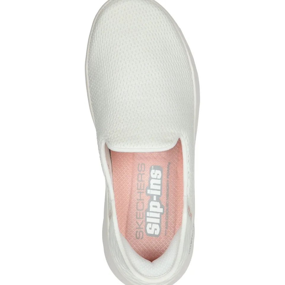 Women's Wide Fit Skechers 124963 Slip-ins Go Walk Flex Relish Trainers