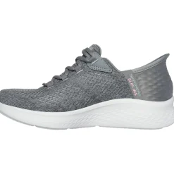 Women's Wide Fit Skechers 150012 Slip-ins Skech Lite Pro Natural Trainers
