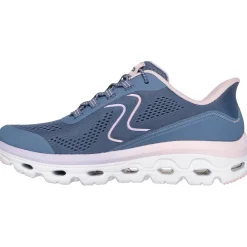 Women's Wide Fit Skechers 180272 Slip-ins Glide Step Sole Trainers