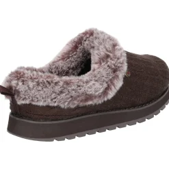 Women's Wide Fit Skechers 31204 Keepsakes Ice Angel Mule Slippers