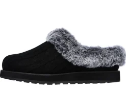 Womens Wide Fit Skechers Bobs Ice Angel 31204W Mule Slippers