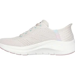 Women's Wide Fit Skechers 150066 Slip-ins Arch Fit 2.0 Easy Chic Trainers