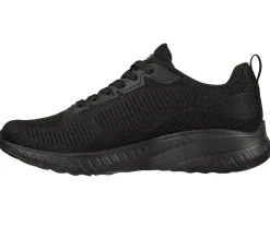 Womens Wide Fit Skechers Bobs Squad Chaos Face Off 117209 Vegan Trainers