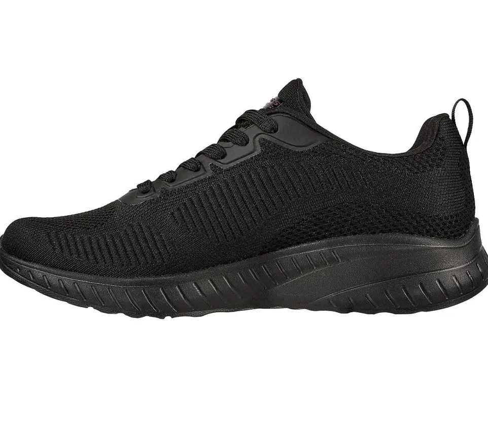 Womens Wide Fit Skechers Bobs Squad Chaos Face Off 117209 Vegan Trainers