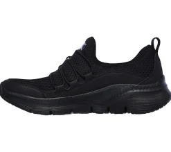 Women's Wide Fit Skechers Lucky Thoughts 149056 Arch Fit Trainers